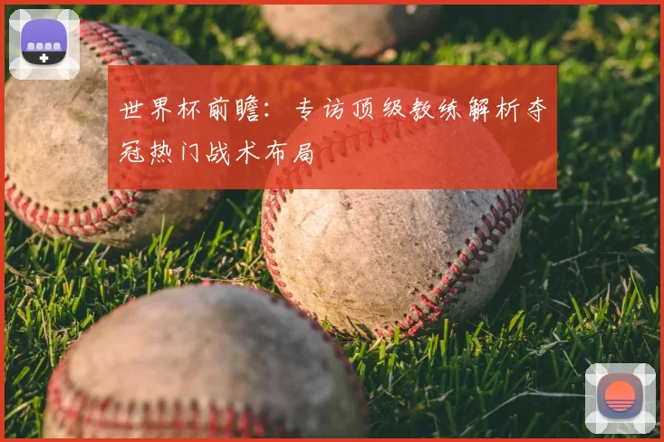 世界杯前瞻：专访顶级教练解析夺冠热门战术布局