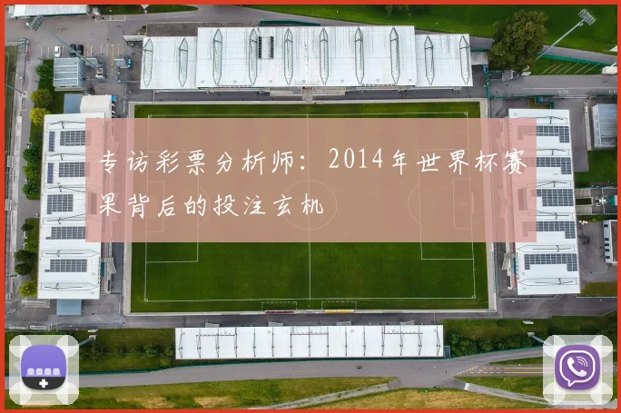 专访彩票分析师：2014年世界杯赛果背后的投注玄机